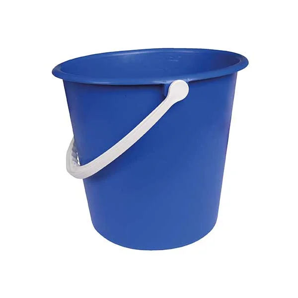 10 LITRE PLASTIC BUCKET BLUE