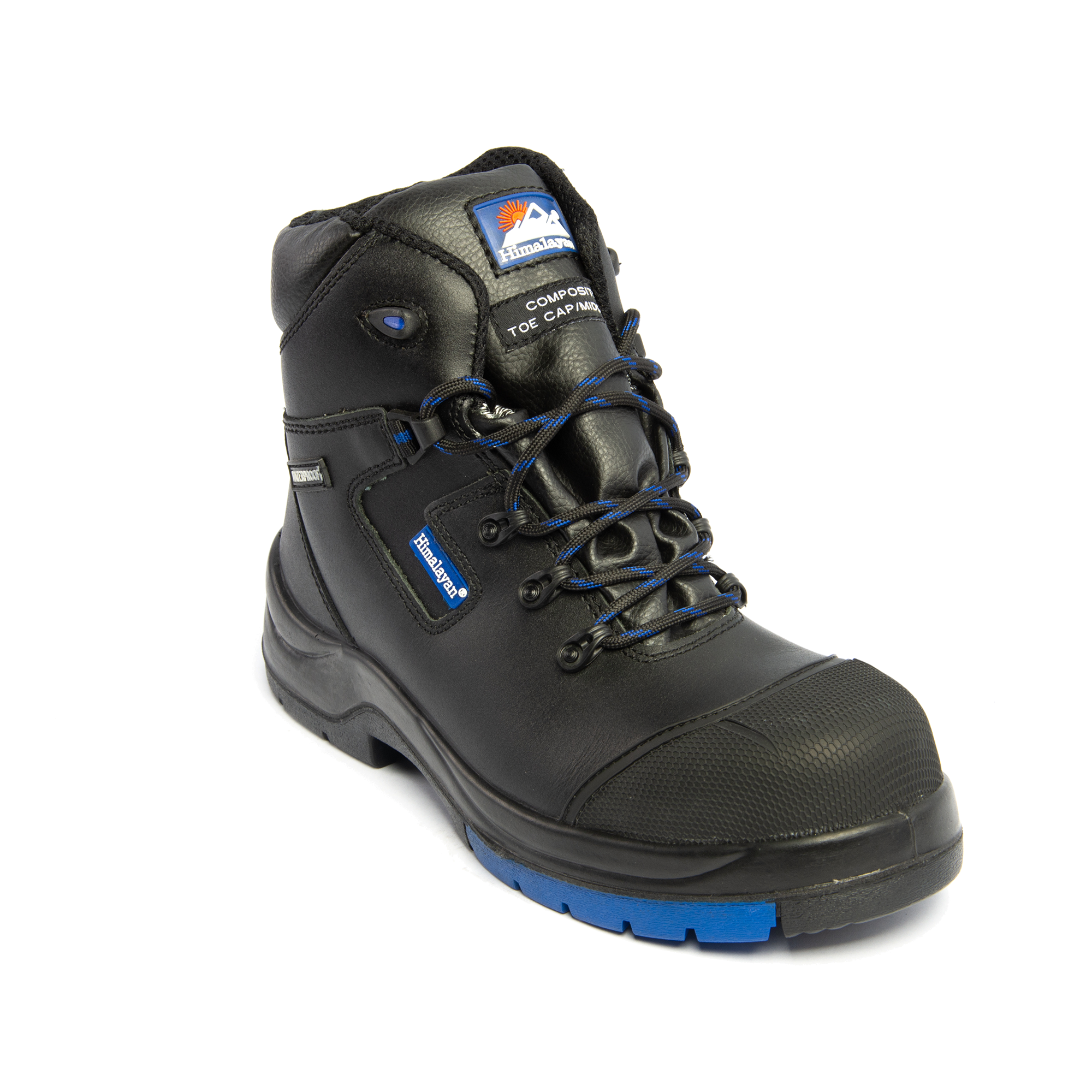 S3 Himalayan 5160 waterproof composite black safety boot with HyGrip sole