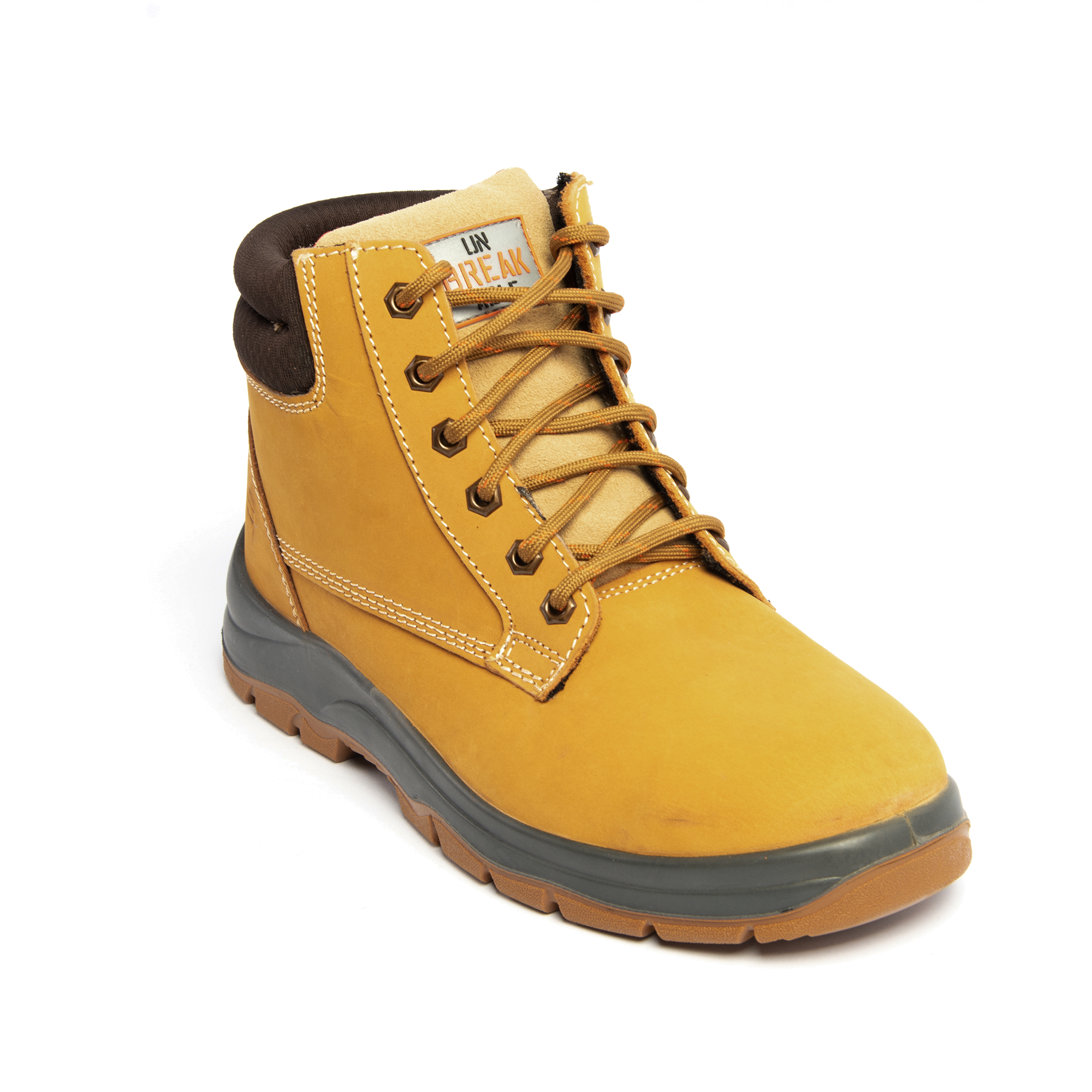 S1P Unbreakable U104 Comet Honey Nubuck leather safety boot