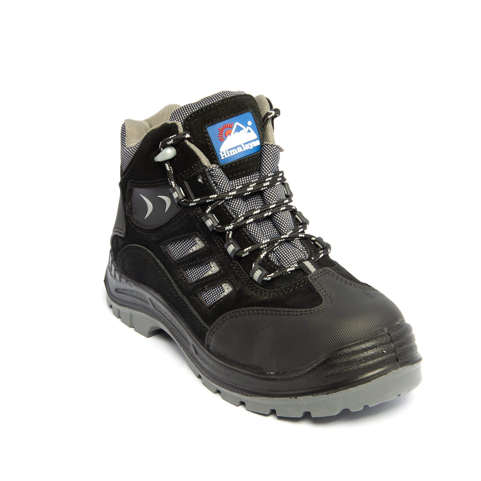 S1P Himalayan 4114 composite black suede safety boot