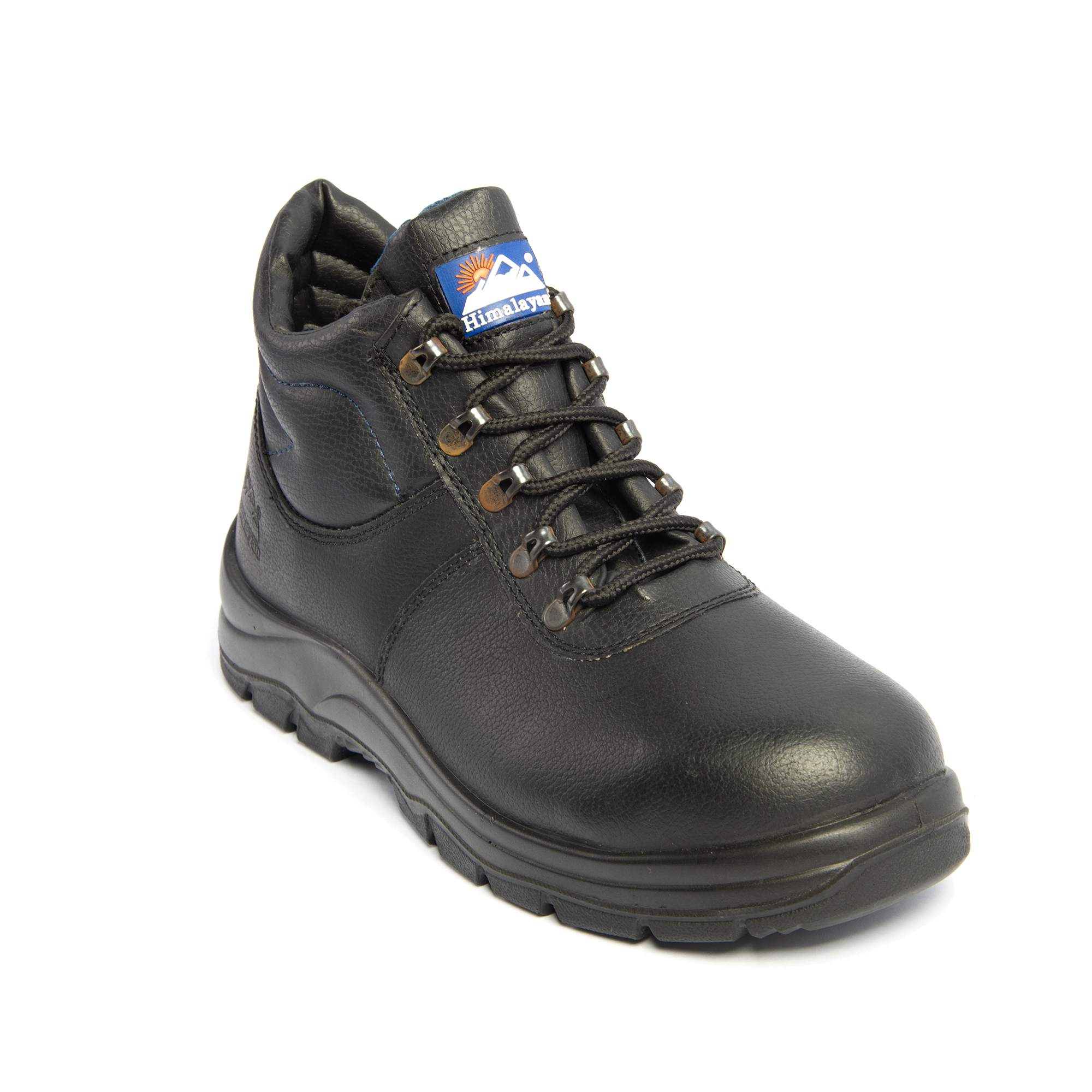 S3 Himalayan 1400 Black Leather Safety Boot