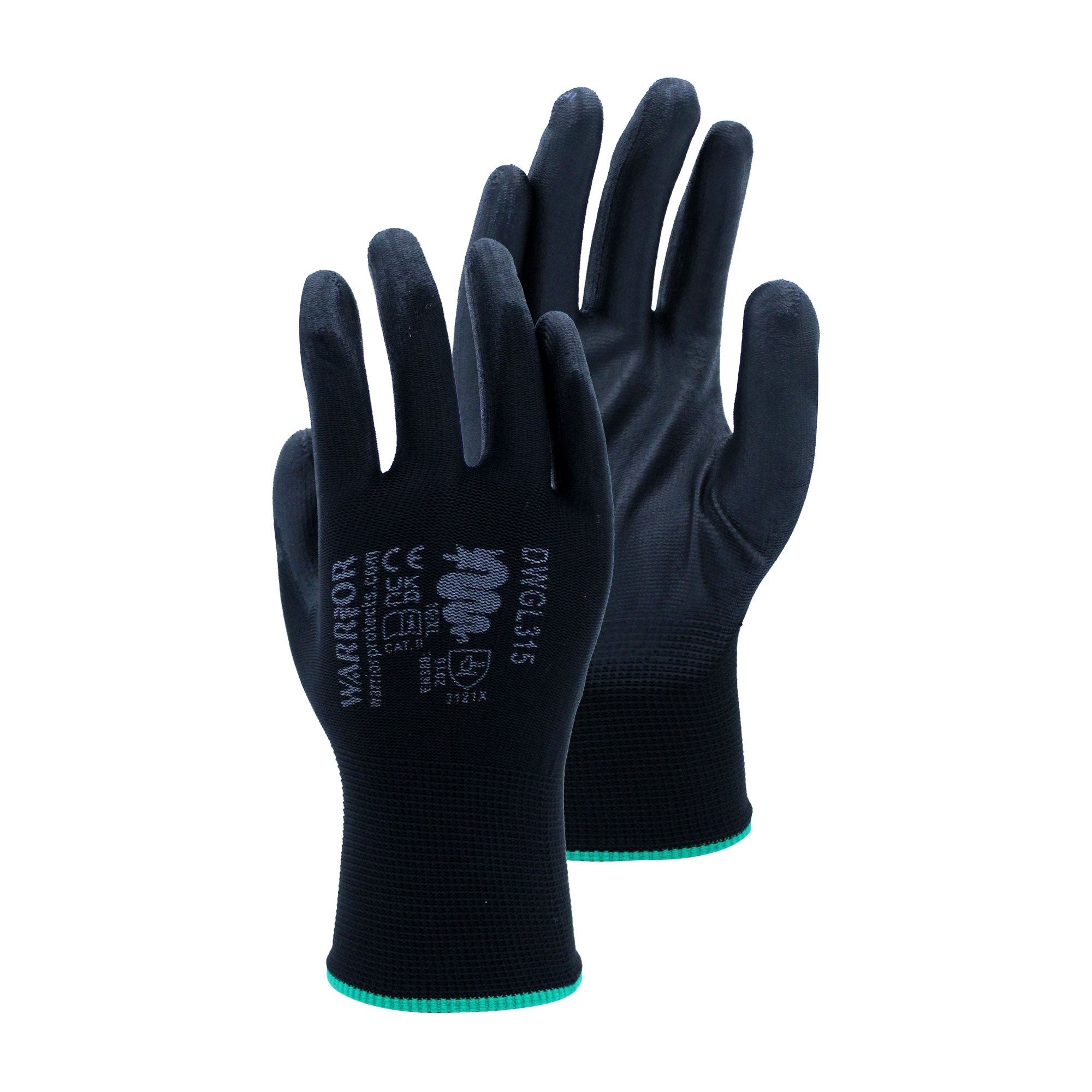 BLACK PU GLOVE