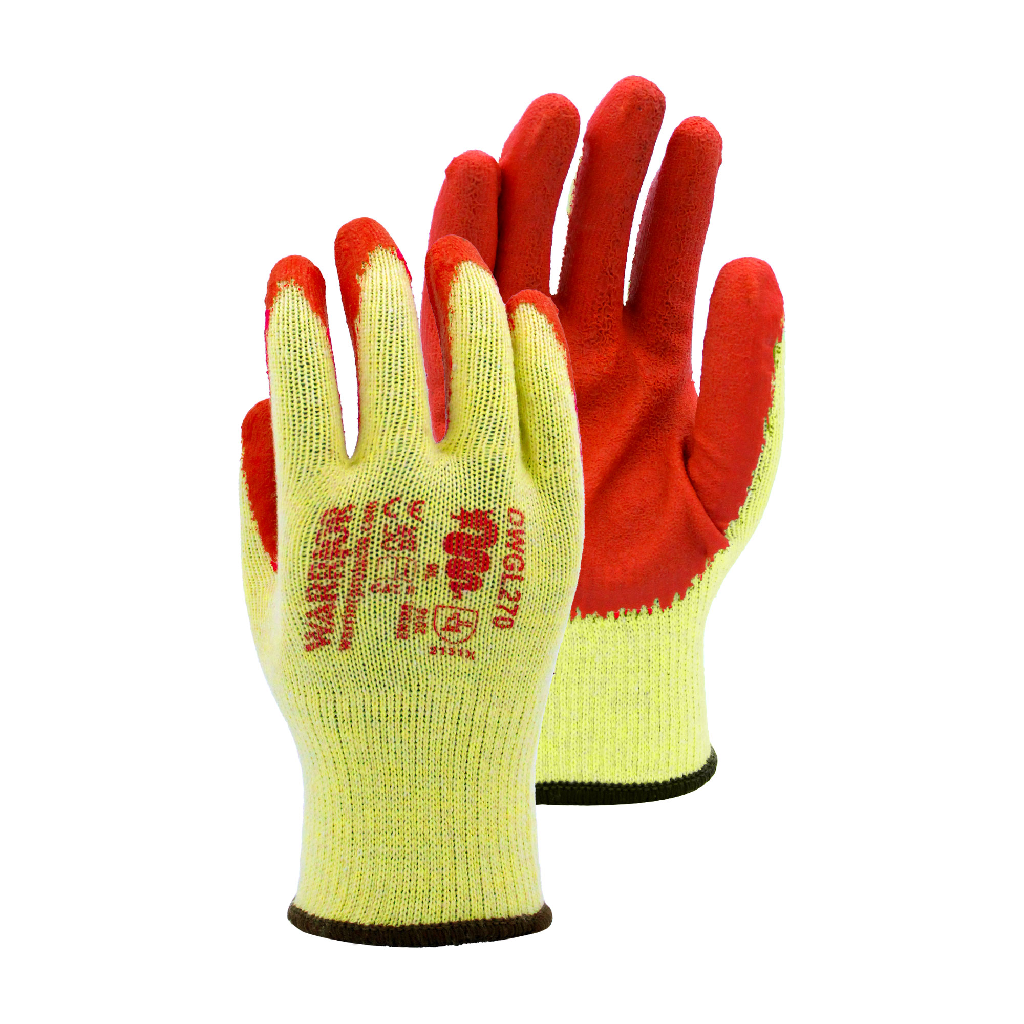 ORANGE LATEX GRIP GLOVE