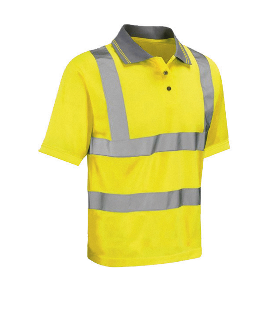 Yellow Hi Vis Polo Shirt