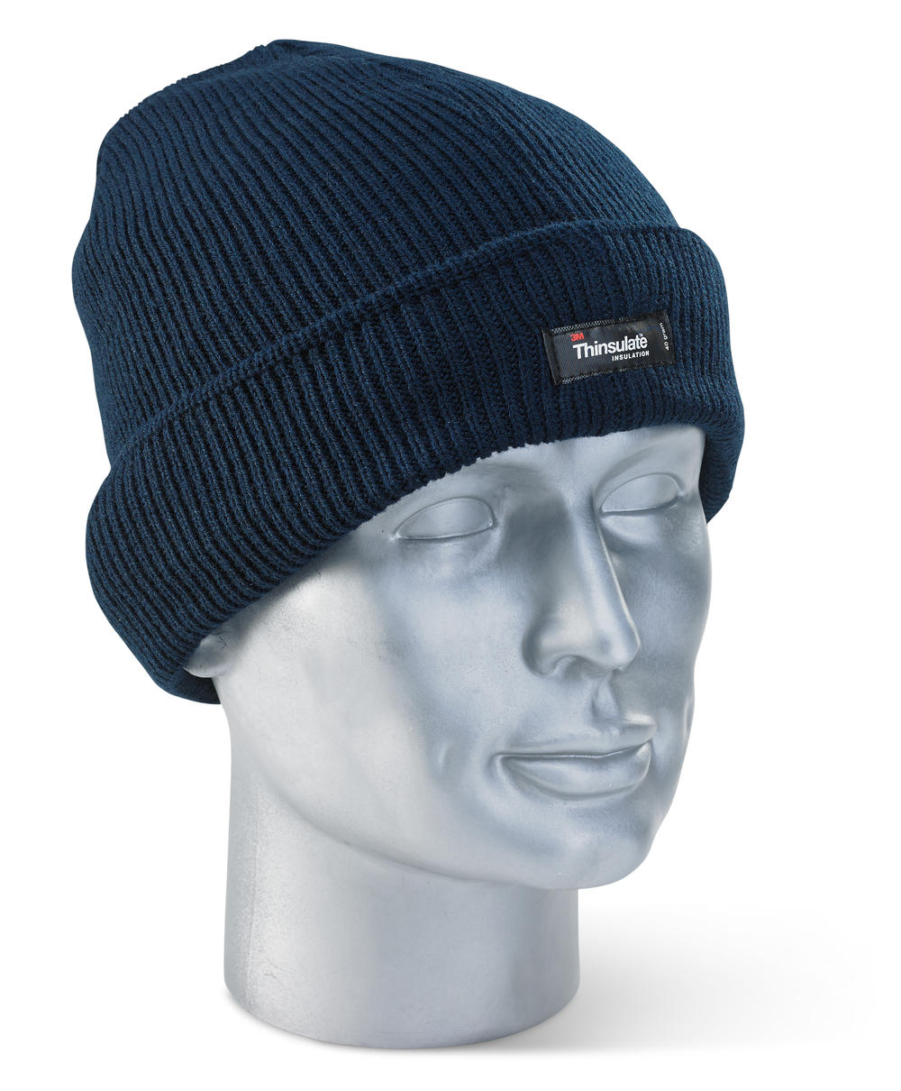 THINSULATE BEANIE HAT NAVY