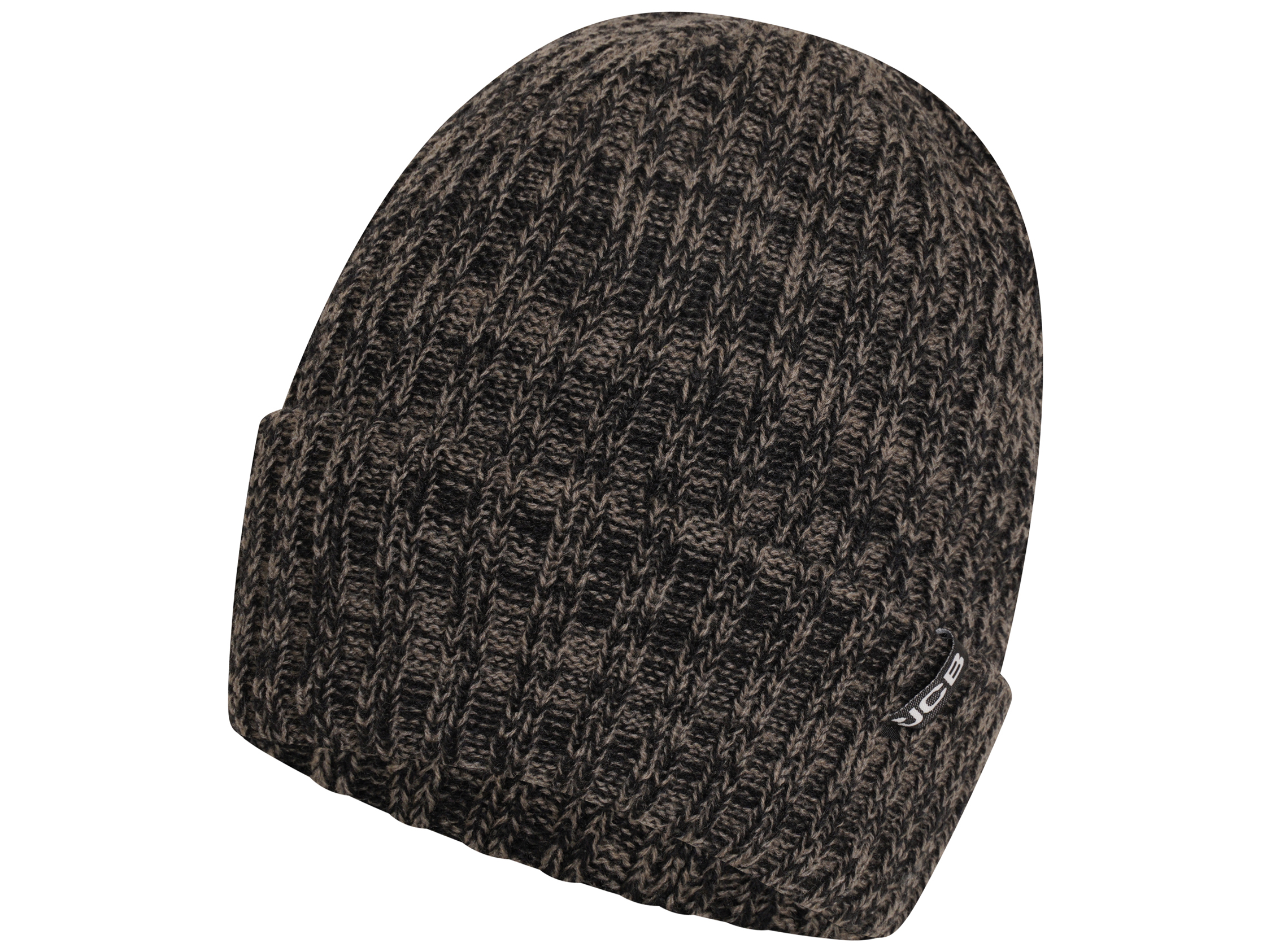 JCB BEANIE HAT BLACK/GREY