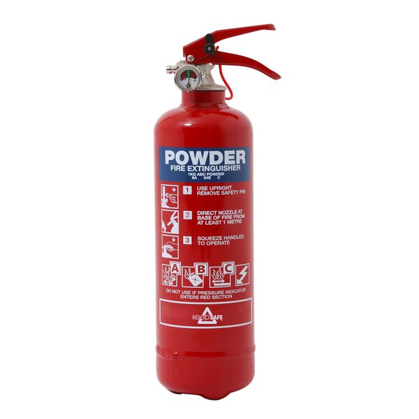 1kg DRY POWDER FIRE EXTINGHUISER